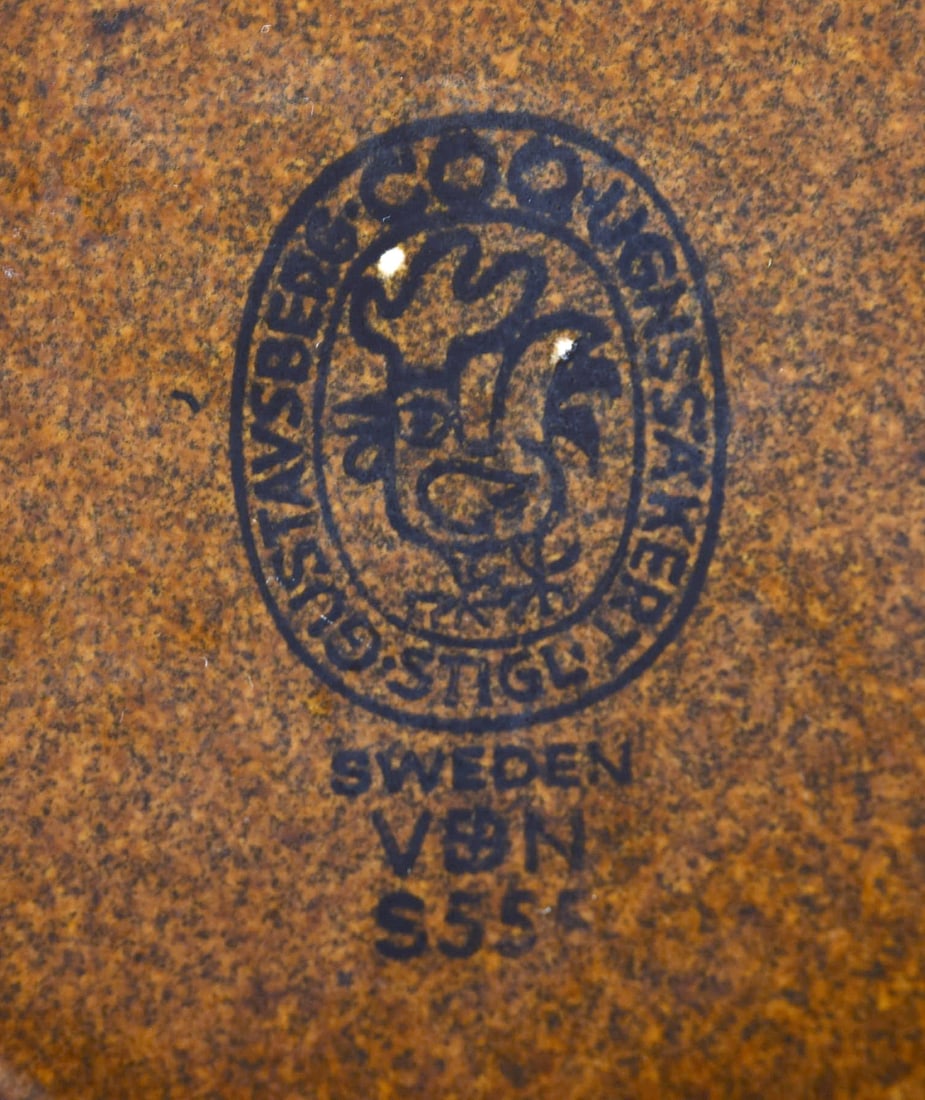 Stig Lindberg for Gustavsberg. Coq Tea service for six people. Rustic design, 1960s. - 7