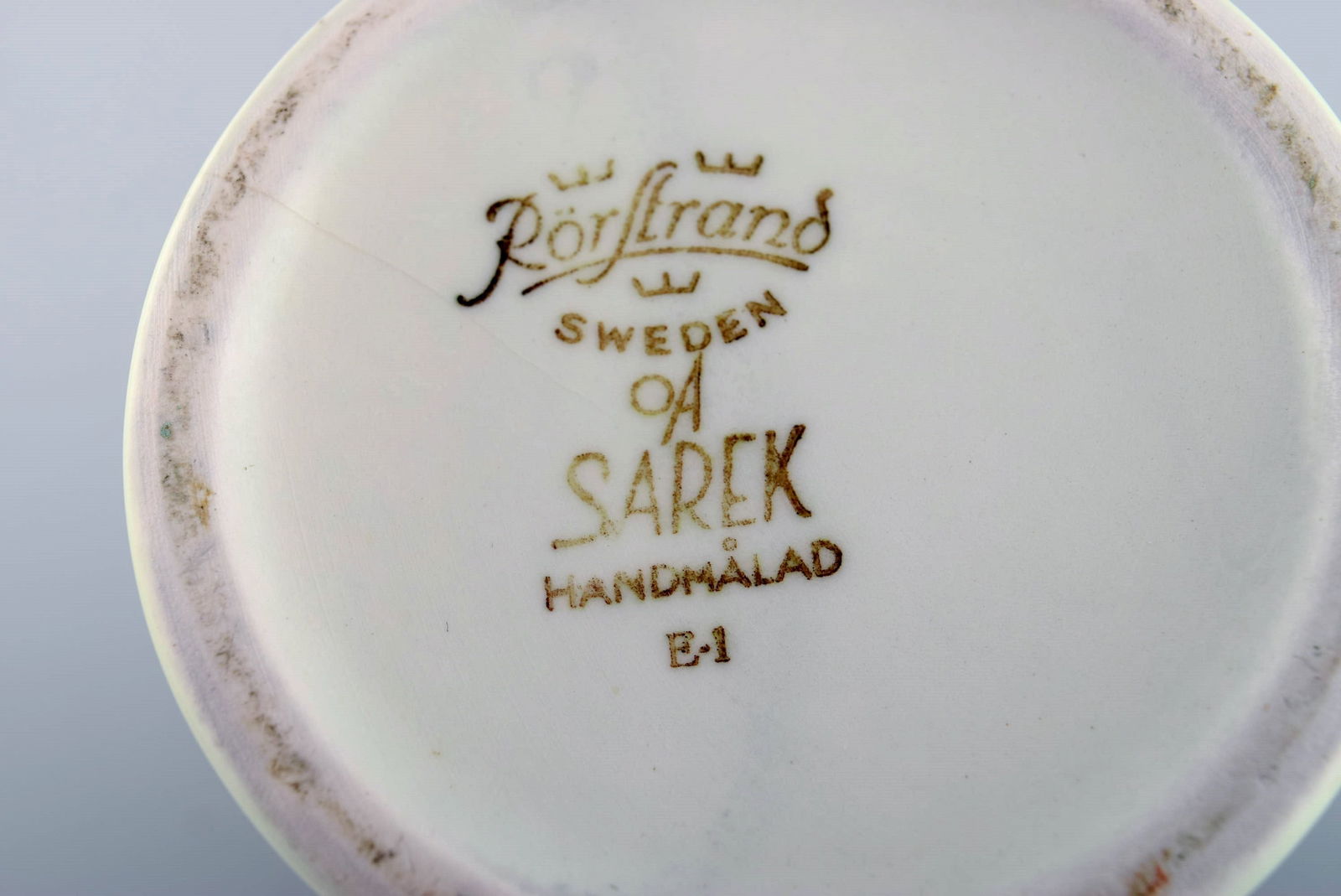 Olle Alberius for Rörstrand. Sarek vase in hand-painted glazed ceramics. Swedish design, 1960 / - 6