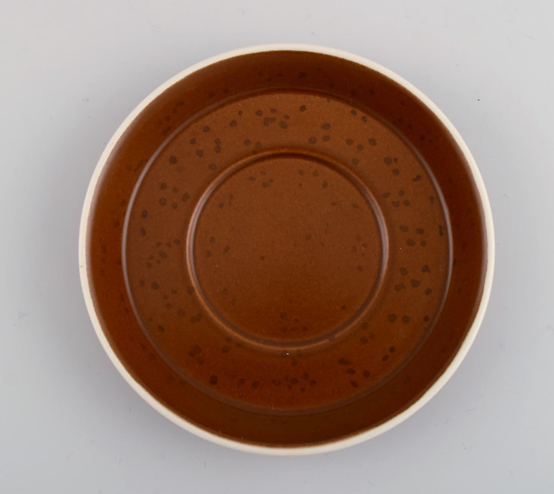 Stig Lindberg for Gustavsberg. Coq coffee service for seven people. Rustic design, 1960s. - 4