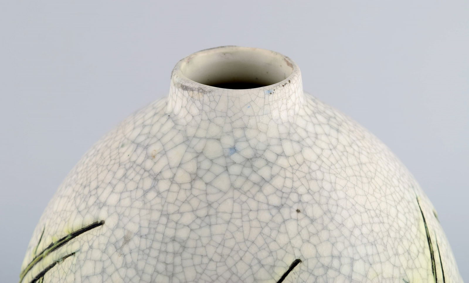 Charles Catteau (1880-1966) for Boch Freres Keramis, Belgium. Art deco ceramic vase in cloisonné - 3