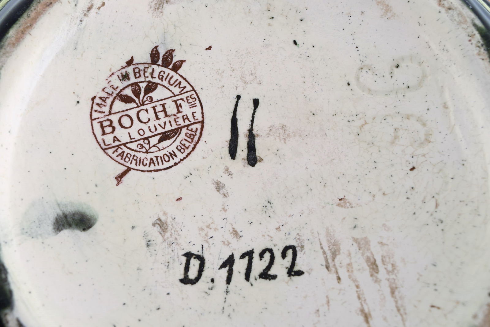 Charles Catteau (1880-1966) for Boch Freres Keramis, Belgium. Art deco ceramic vase in cloisonné - 6