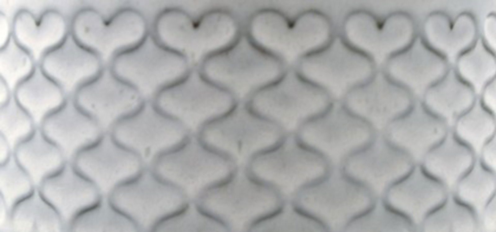 Bing & Grondahl number 312. Bowl with handles. B & G Grey Cordial Quistgaard Nissen Kronjyden - 3