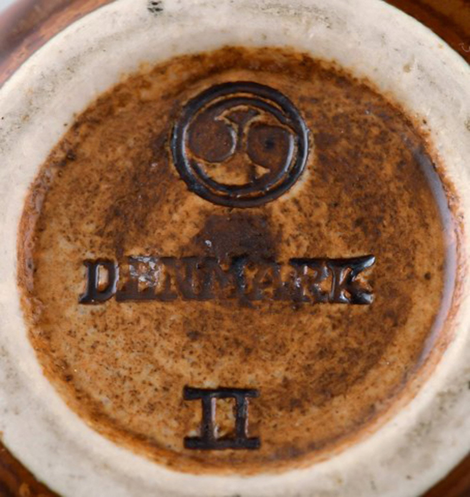 Saxbo stoneware vase in modern design, glaze in brown shades. - 4