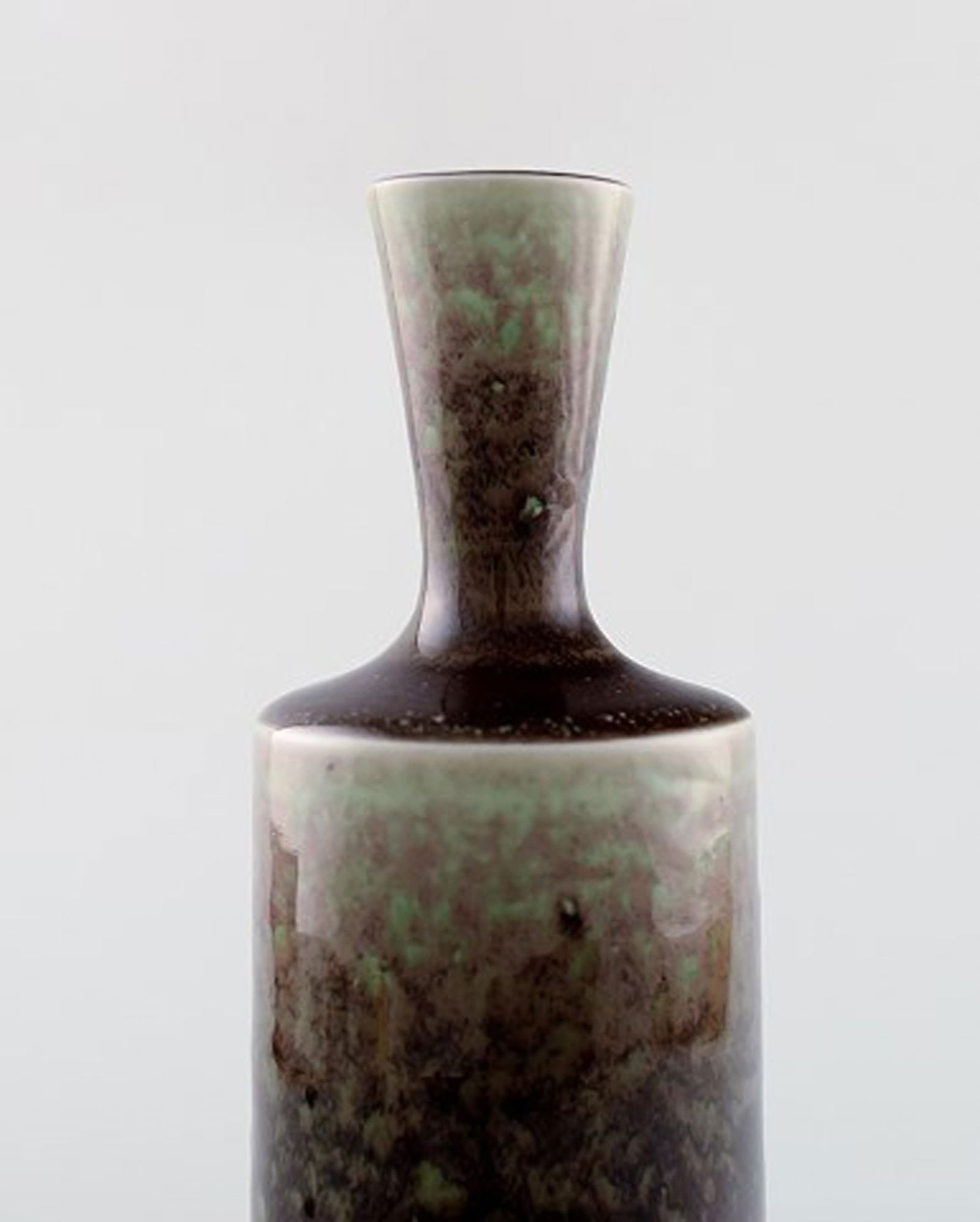 Large Berndt Friberg Studio pottery vase. Unique, handmade. - 2