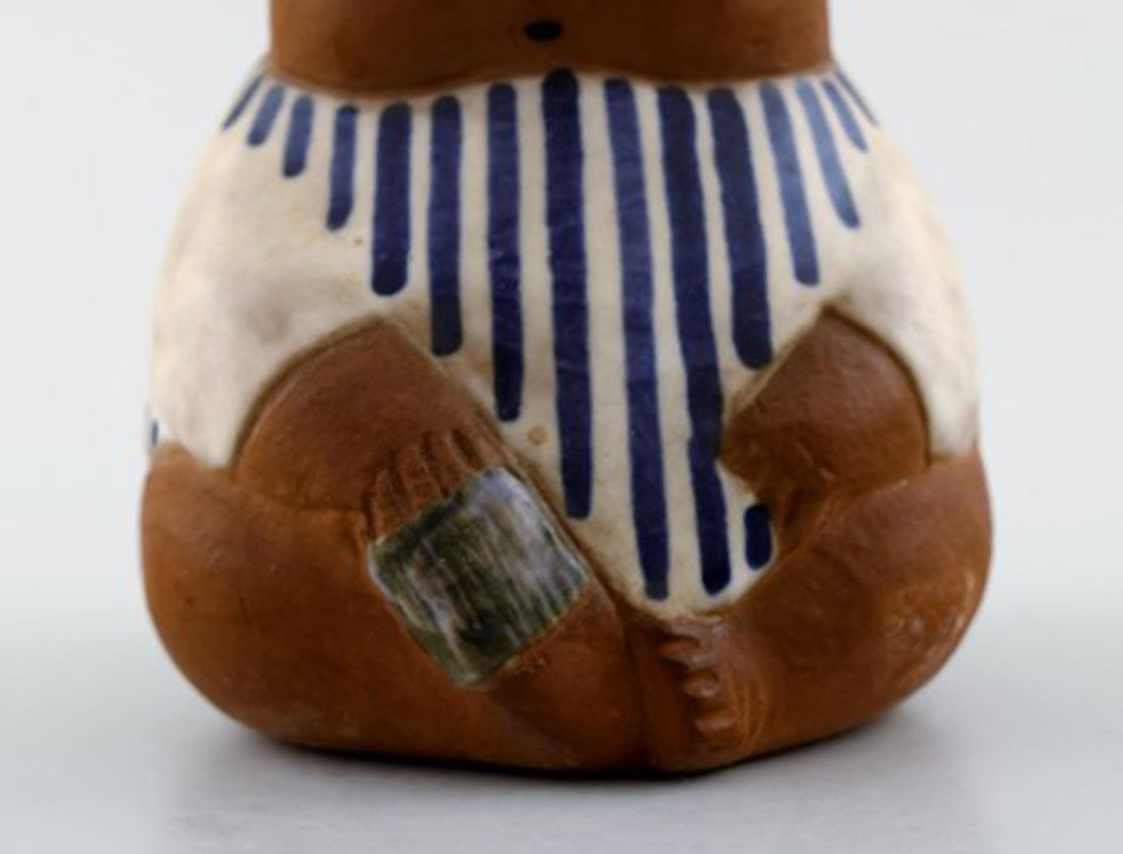 Rare figure, Lisa Larson for Gustavsberg, "Johanna", glazed ceramics. - 6