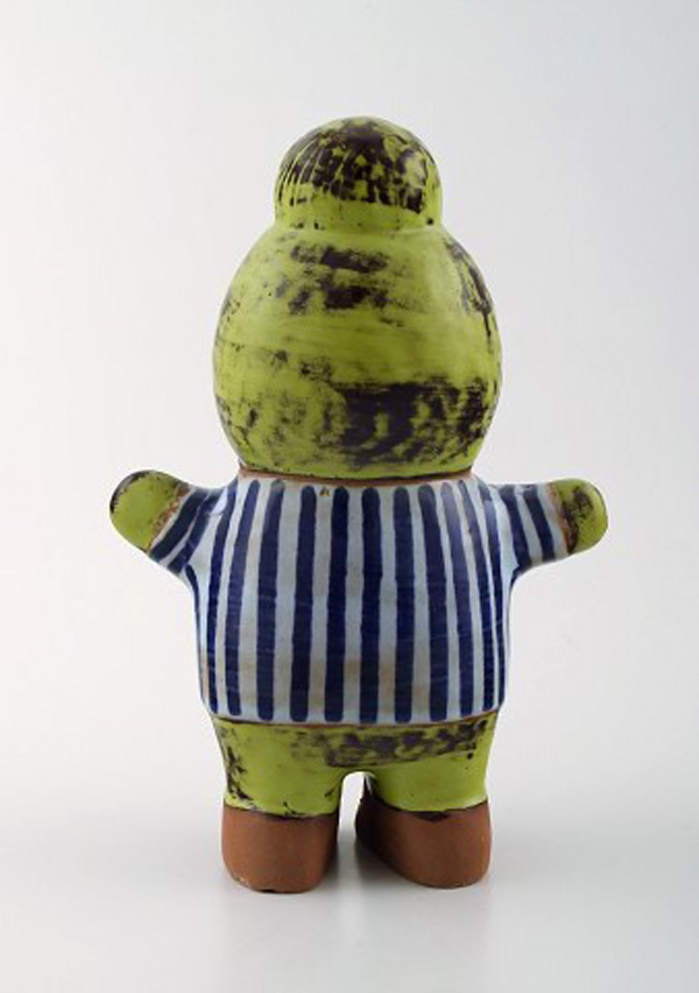 Lisa Larson for Gustavsberg. Stoneware figure "Kalle". - 3