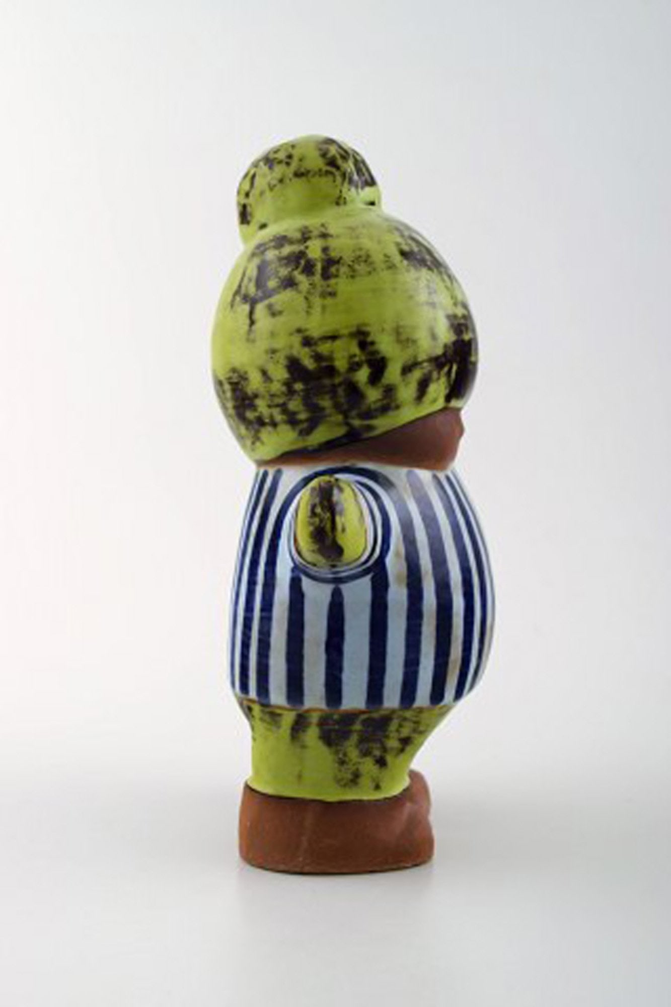 Lisa Larson for Gustavsberg. Stoneware figure "Kalle". - 4