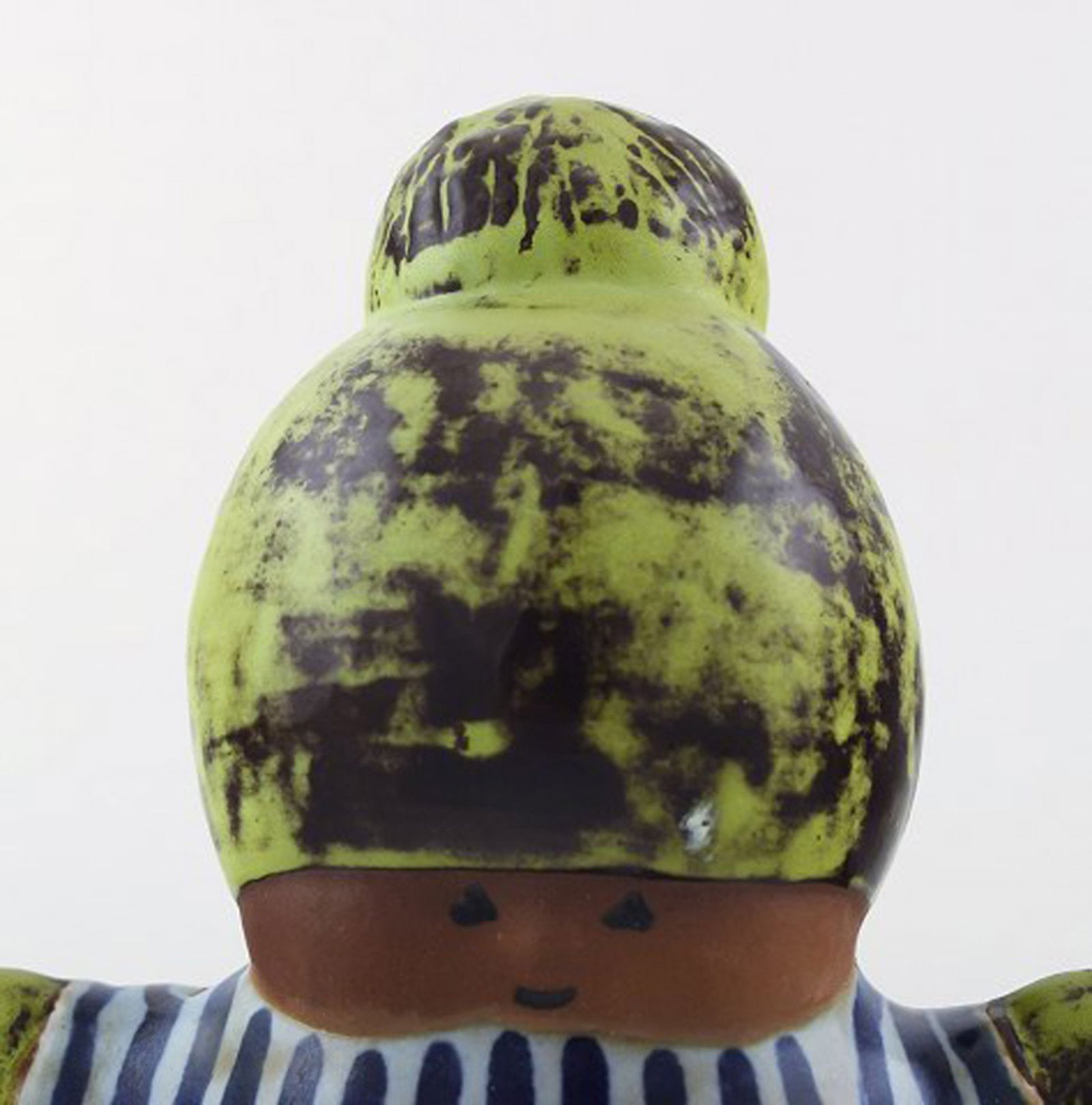 Lisa Larson for Gustavsberg. Stoneware figure "Kalle". - 7