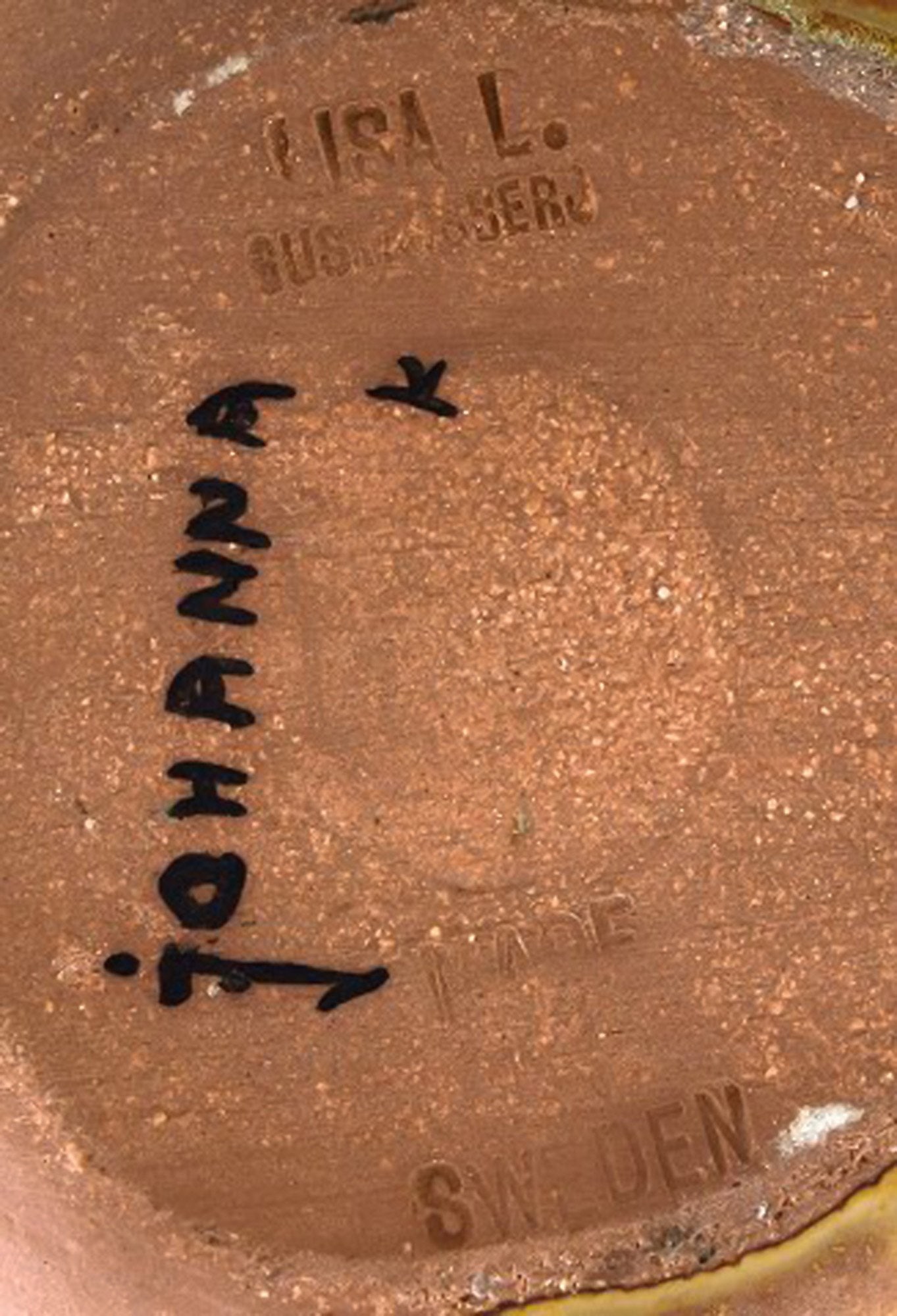 Rare figure, Lisa Larson for Gustavsberg, "Johanna", glazed ceramics. 1970's. - 5