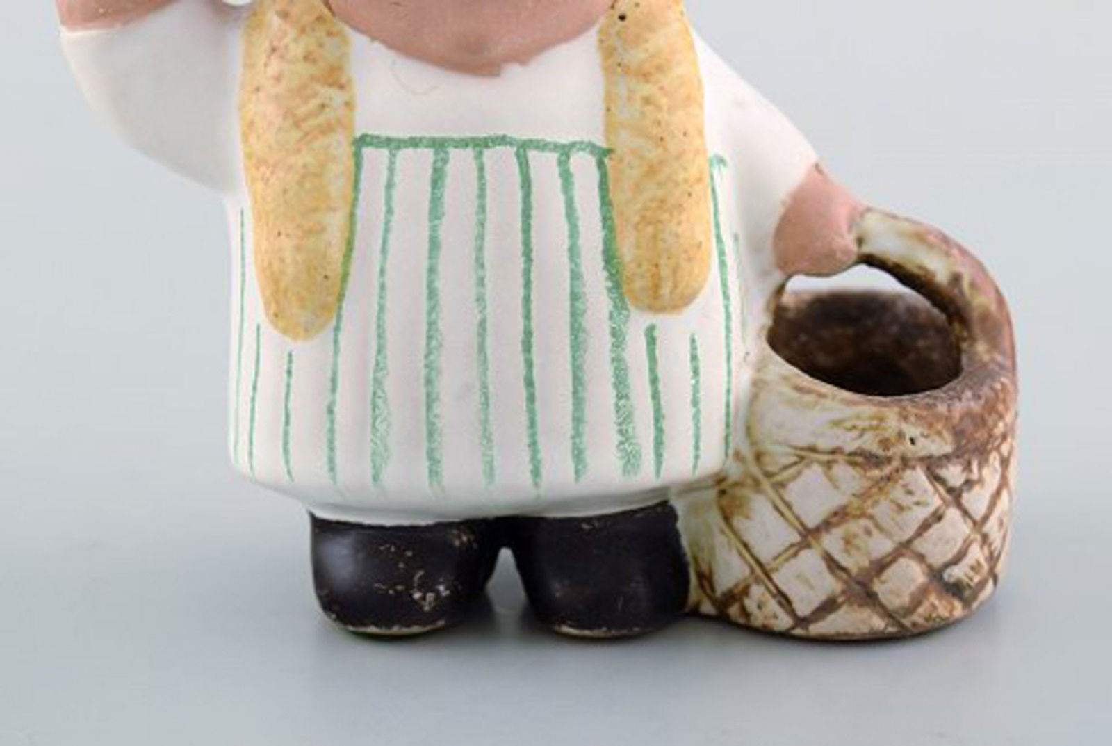 Lisa Larson for Gustavsberg. Elf girl in glazed stoneware. Late 20th century. - 4