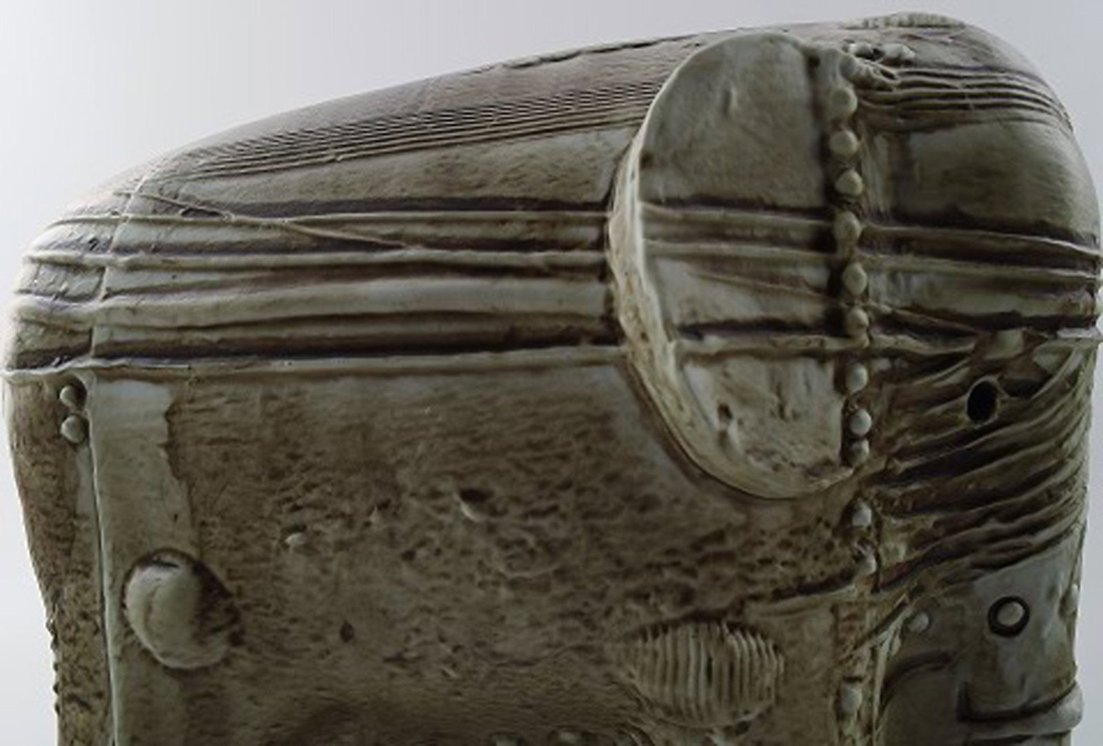 Rorstrand Bertil Vallien four elephants, ceramics. - 3