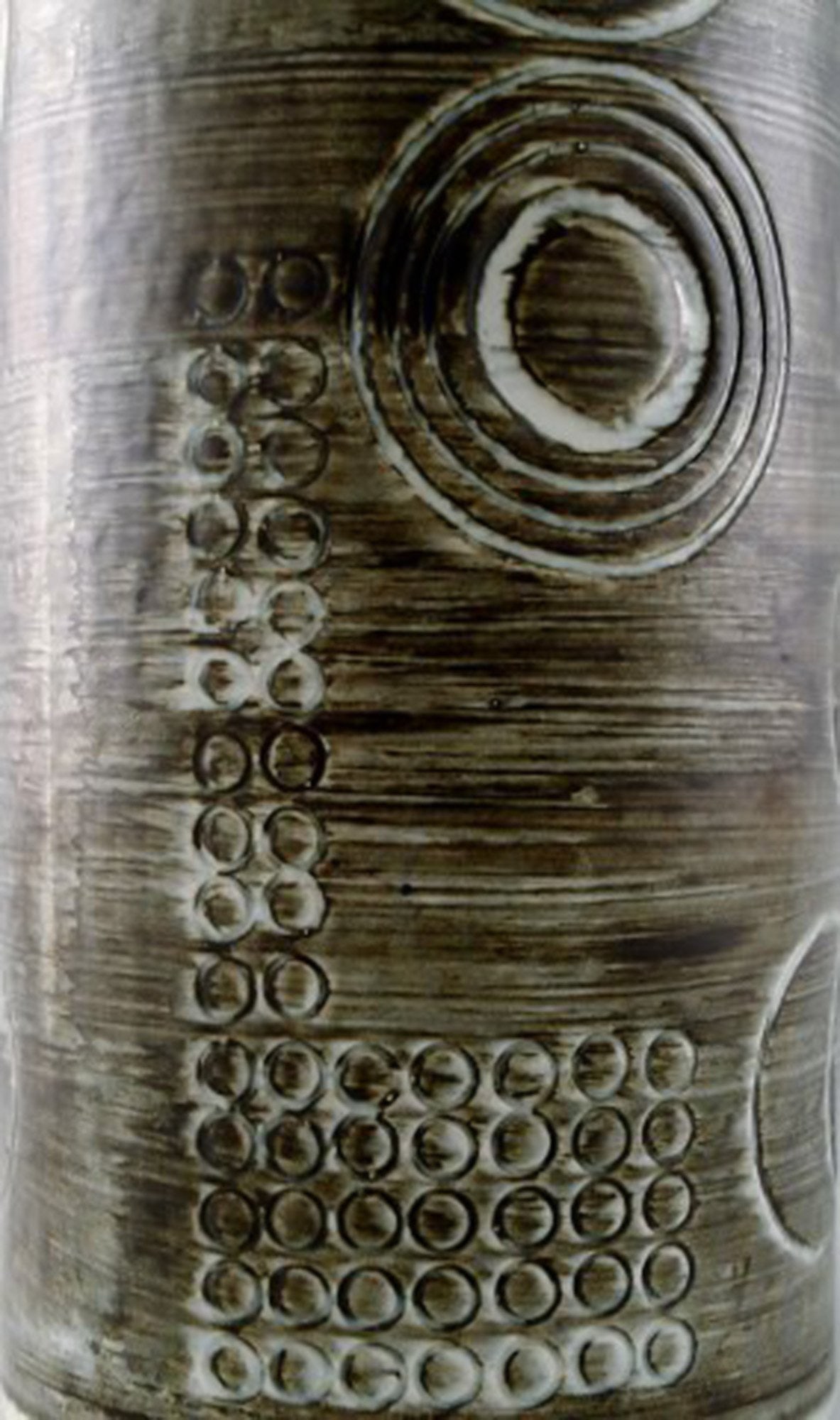 A pair of retro vases "Sarek", stoneware, Olle Alberius, Rörstrand. 1960 / 70s. - 7