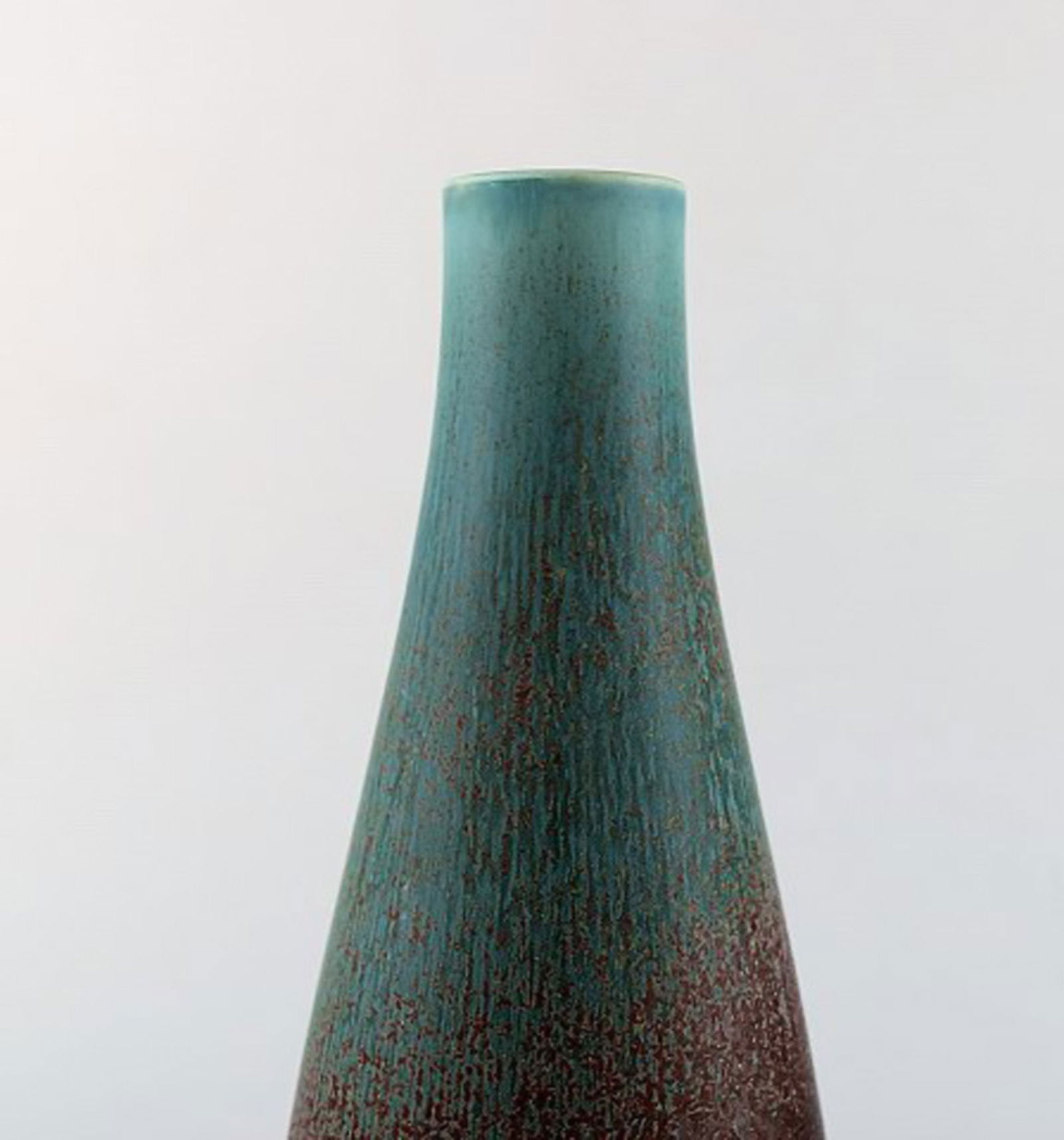 Gunnar Nylund for Rörstrand / Rorstrand. Large stoneware vase. 1950's. - 4