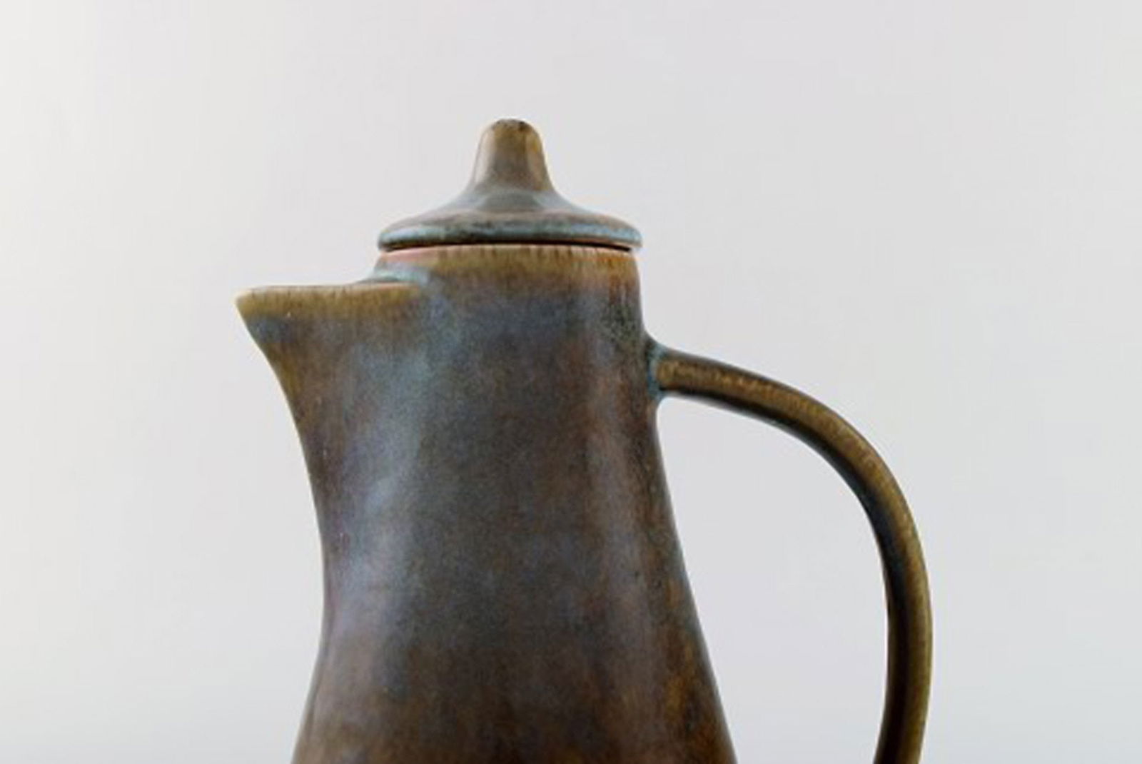 Carl Harry Stålhane for Rörstrand. Jug with lid in glazed stoneware. - 4