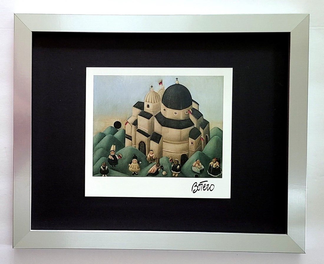 FERNANDO BOTERO | STUNNING SIGNED VINTAGE PRINT FROM COLOMBIA | NEW FRAME: Title: FERNANDO BOTERO | STUNNING SIGNED VINTAGE PRINT FROM COLOMBIA | NEW FRAME Description: We have for Sale this Print After Colombian Master FERNANDO BOTERO AWESOME PRINT ON GLOSSY PAPER FACSIMILE