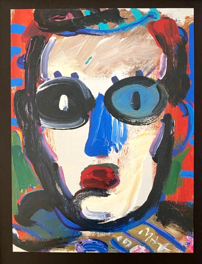 PETER MAX + BEAUTIFUL + 1971 POP ART SIGNED PRINT + NEW FRAME - 2