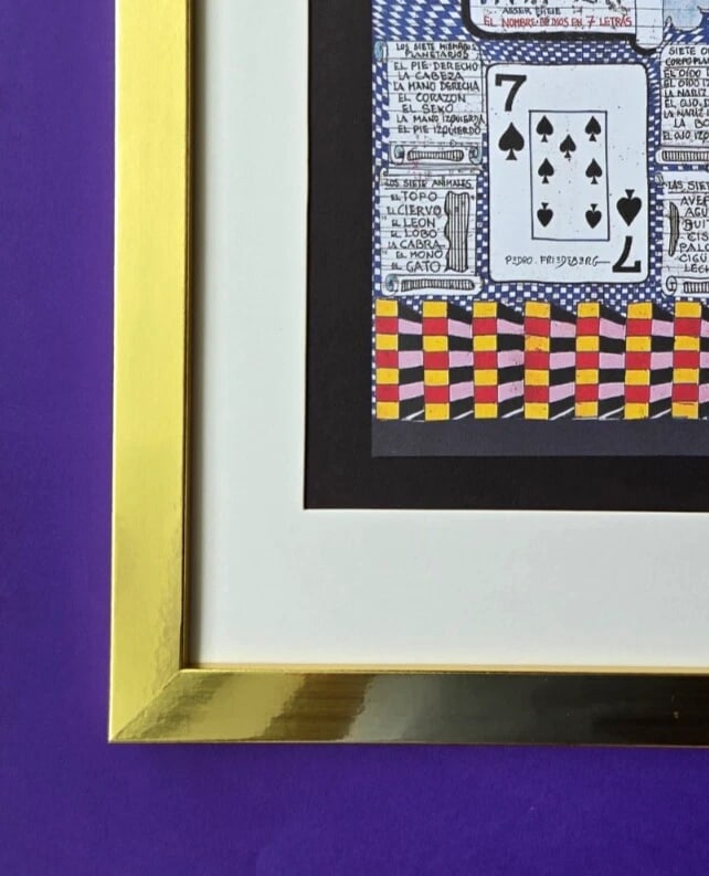 Pedro Friedeberg – “THE SACRED SEVEN ” | Surrealist Symbolic Signed Print - 3