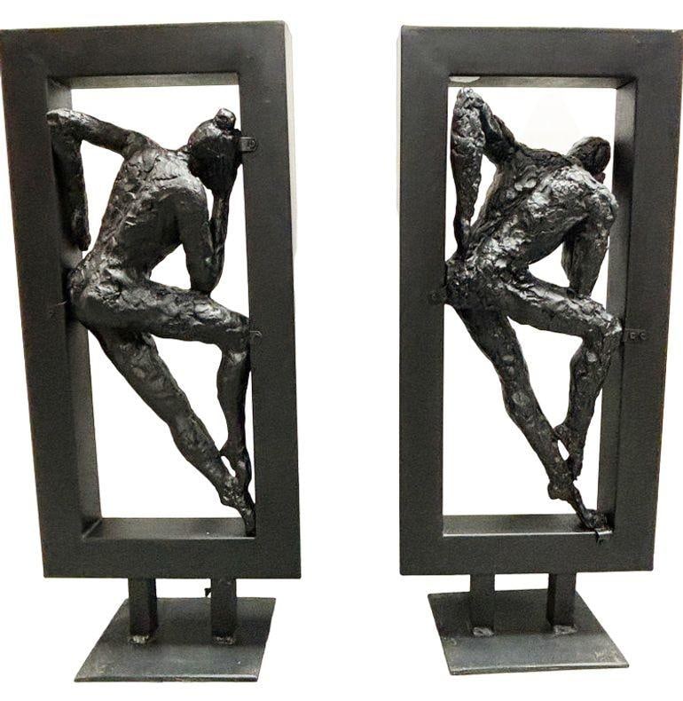 Abstract Ballet Dancers Sculptures by Gerard Koch for Austin Productions, Pair - 3