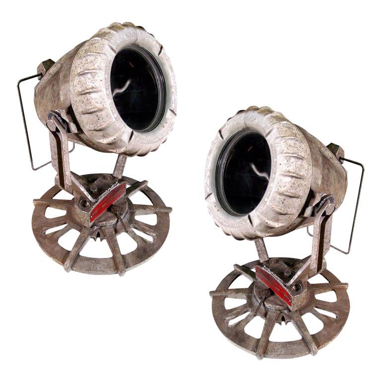 Industrial Spotlight by Appleton Electric: Title: Industrial Spotlight by Appleton Electric Description: This industrial "explosion proof flood lamp" was designed originally for working in oil fields and hazardous environments by Appleton