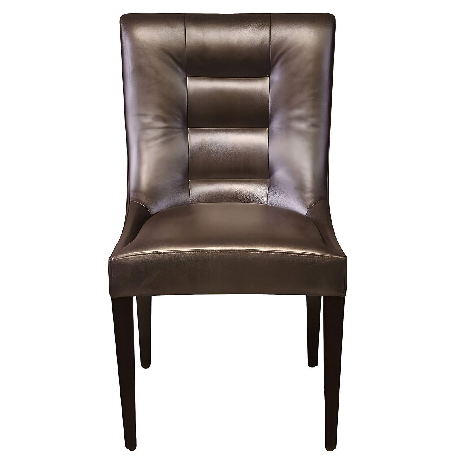 Dakota Jackson Pull Up Leather Side Chair - 3