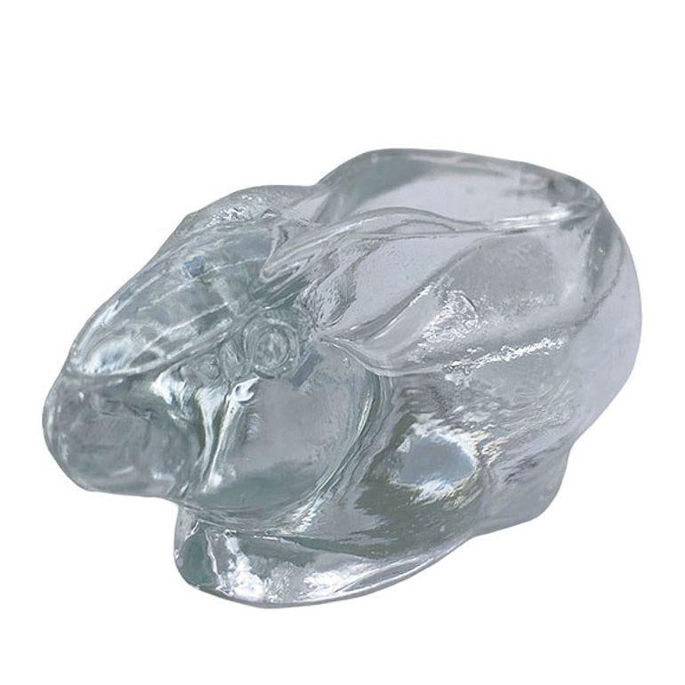 Set of 11 Rare Modernist Glass & Lucite Bunny Rabbit Figural Collection - 3