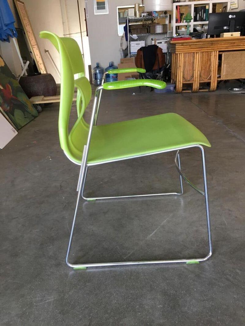 Green Stylex "Rhythm" Armchair by Sava Cvek, Pair - 11