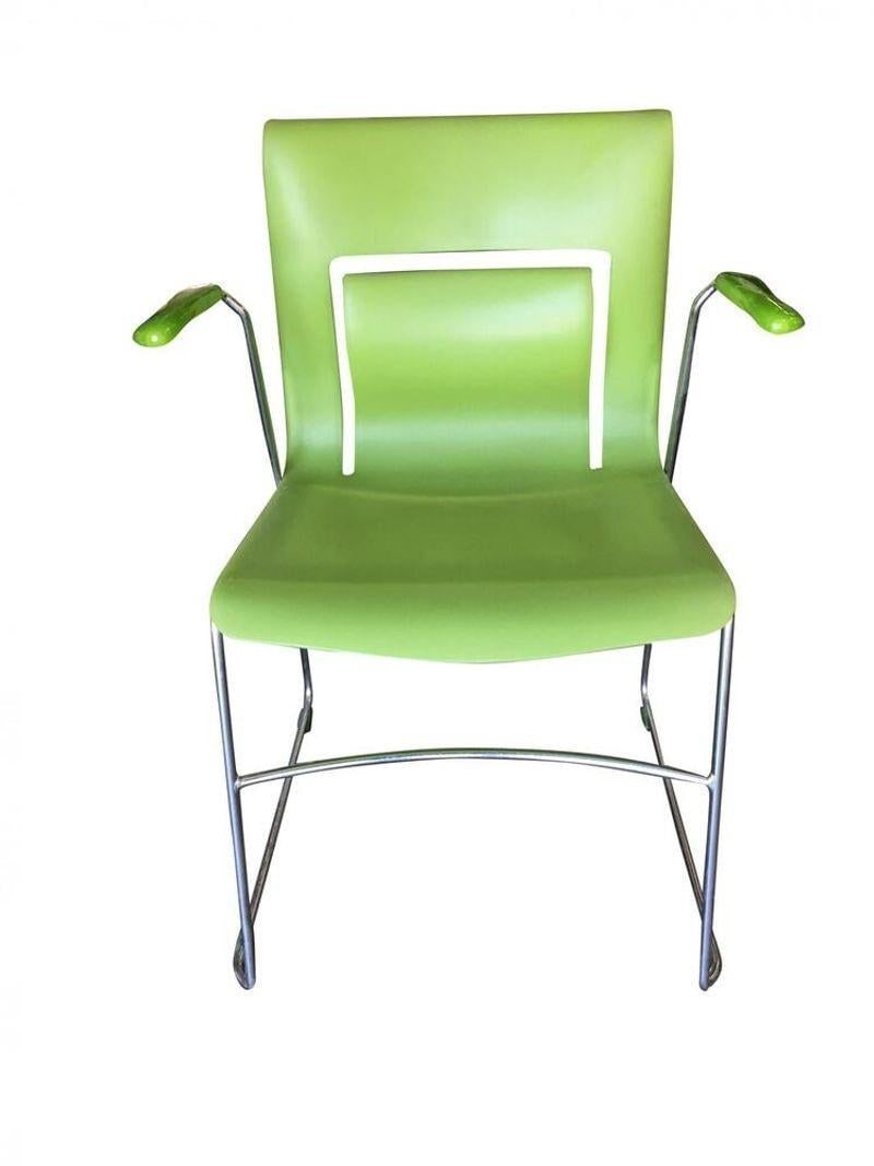 Green Stylex "Rhythm" Armchair by Sava Cvek, Pair - 4