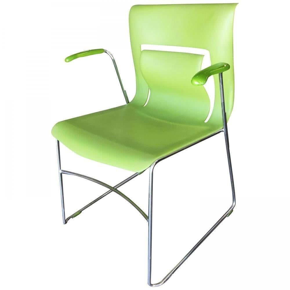 Green Stylex "Rhythm" Armchair by Sava Cvek, Pair - 9