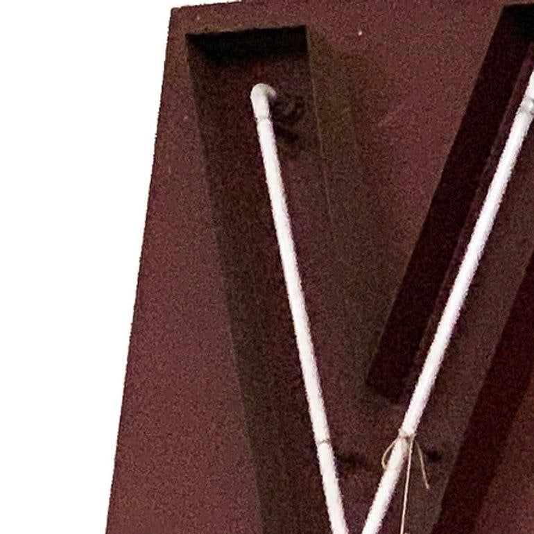 Large Vintage Neon Marquee Letter "V" From Pan American Auditorium - 4