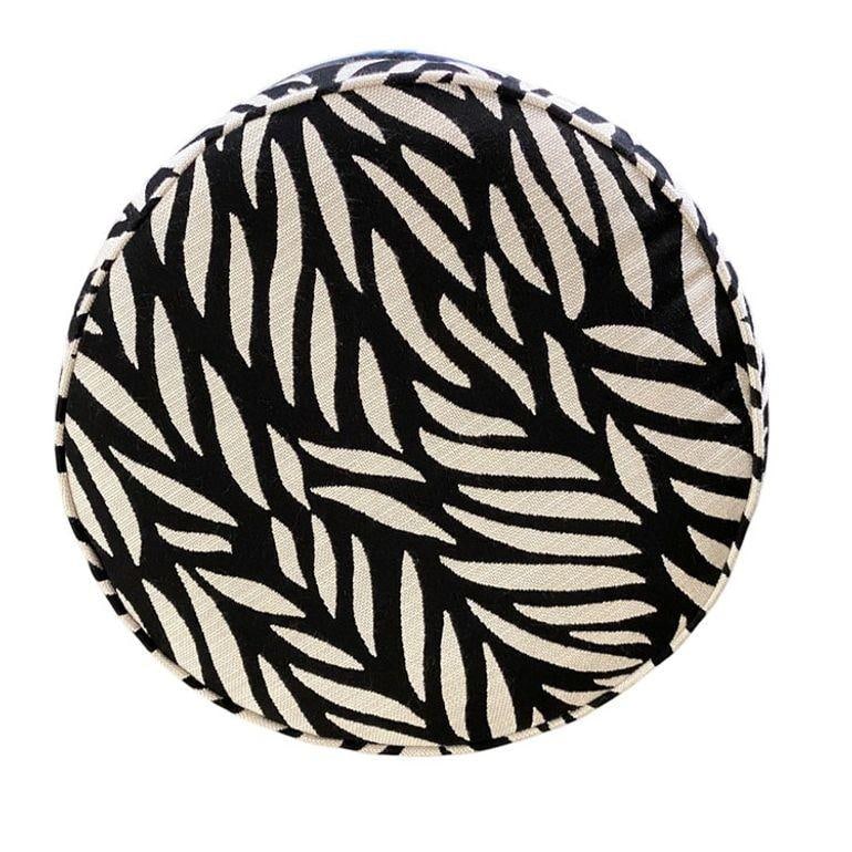 Knoll "Tulip" Chrome Stool by Eero Saarinen w/ Nairobi Upholstery Seat - 6