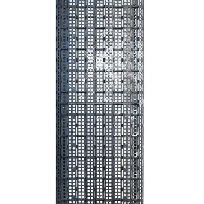 Unique 8' Tall Post Modern Resin Composite Industrial Loft Screen Wall Divider - 4