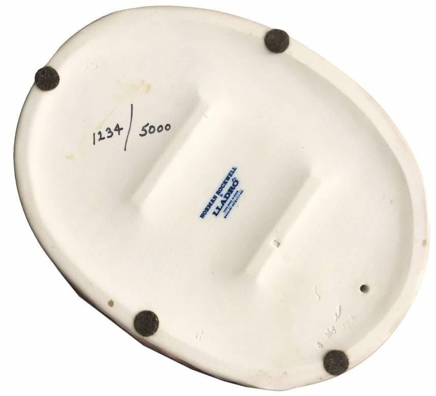 Norman Rockwell Court Jester Statue by Lladró Porcelain, Ltd 1234/5000 - 13