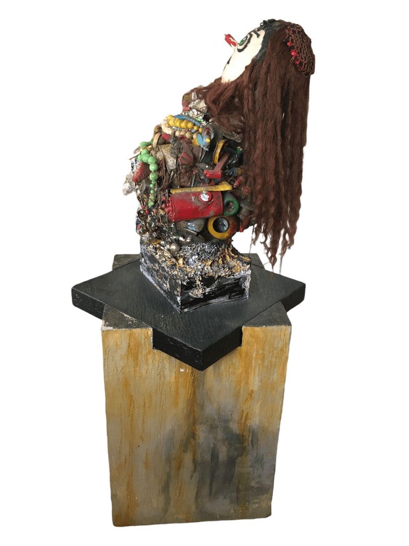 Vintage "Jesus Christ Super Junk" Sculpture by Artist Pasqual Bettio of L.A. - 9