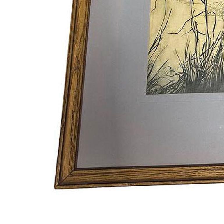 Peter Pan Fairies are Exquisite Dancers Lithograph Print Arthur Rackham Framed - 14