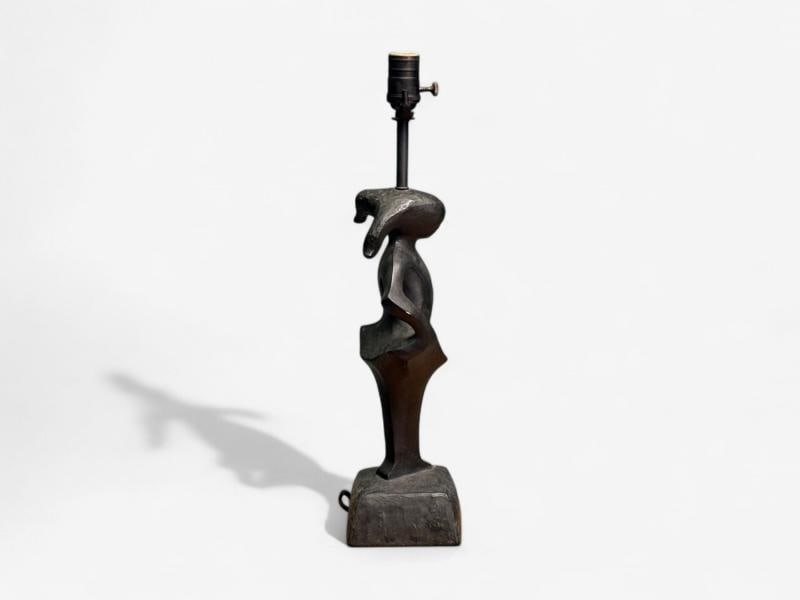 Rima, Mid-Century Modern, Bronze, Sculptural Table Lamps, USA, 1960s - 7