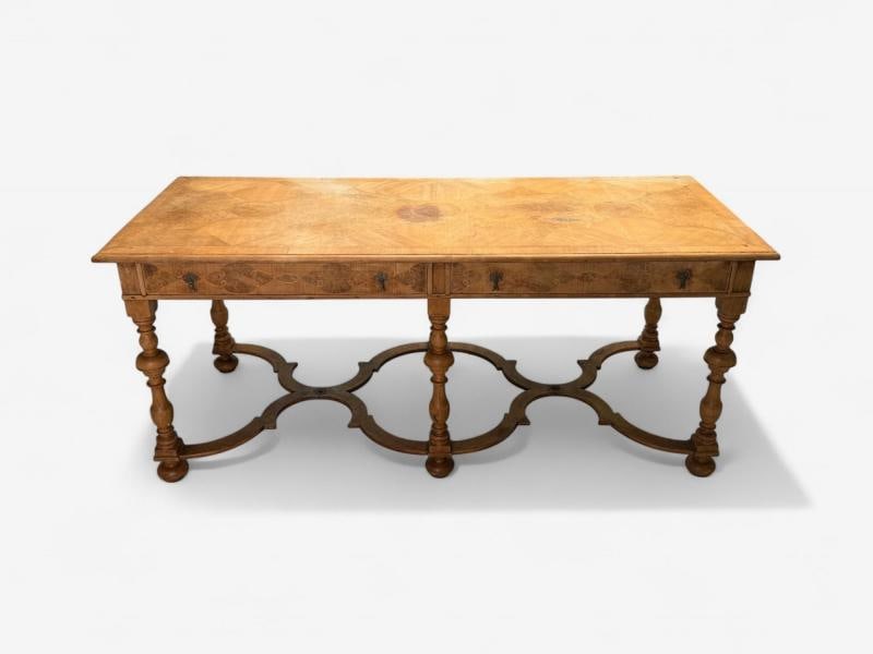 Gustavian, Bleached Wood, Barley Twist Table, Europe, 18th/19th c. - 4