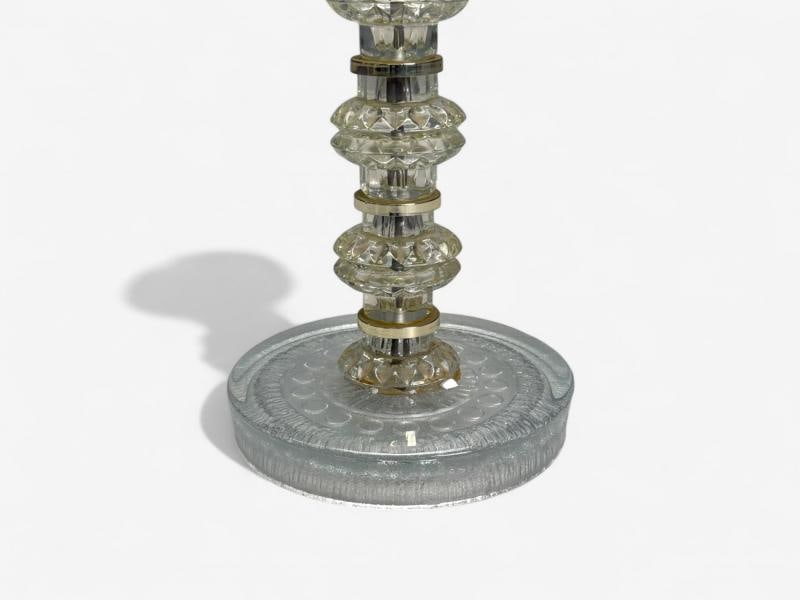 Carl Fagerlund, Swedish Modern, Glass, Nickel, Floor Lamp, Sweden, 1970s - 5