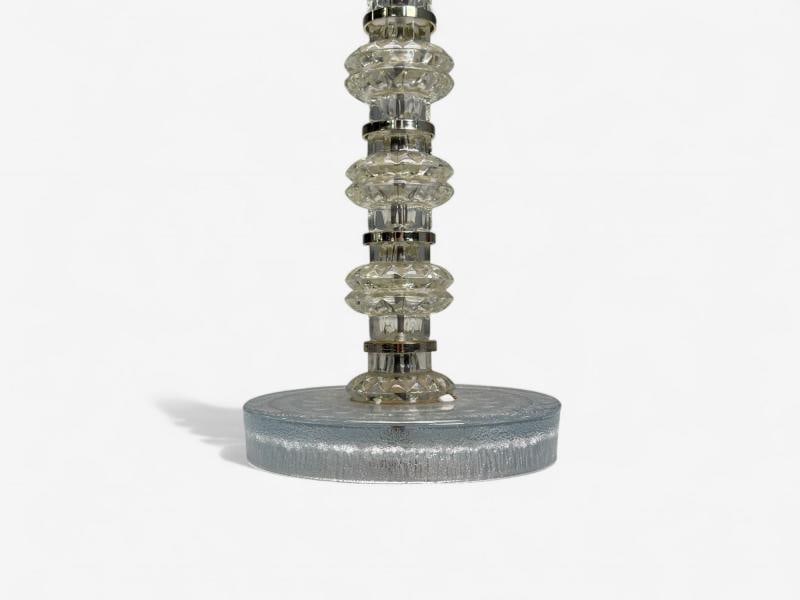 Carl Fagerlund, Swedish Modern, Glass, Nickel, Floor Lamp, Sweden, 1970s - 6