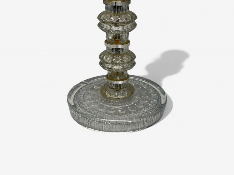 Carl Fagerlund, Swedish Modern, Glass, Nickel, Floor Lamp, Sweden, 1970s - 7