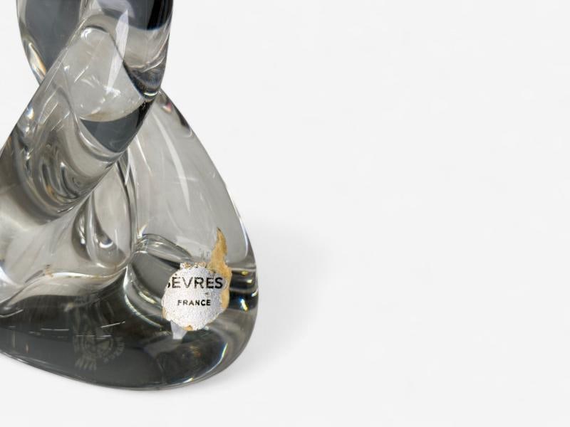 Sevres, French Modern, Glass, Brass, Small Table Lamps, France, 1960s - 5