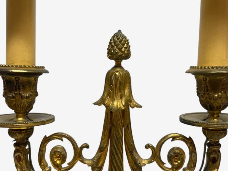 Louis XVI Style, Dore Bronze, Marble, Candelabras, France, 19th c. - 6