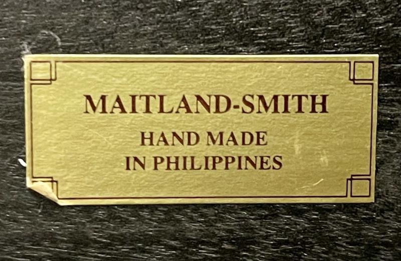 Maitland Smith Jewelry Box, Casket Box, Inlaid, Banded. Keepsake Box. - 12