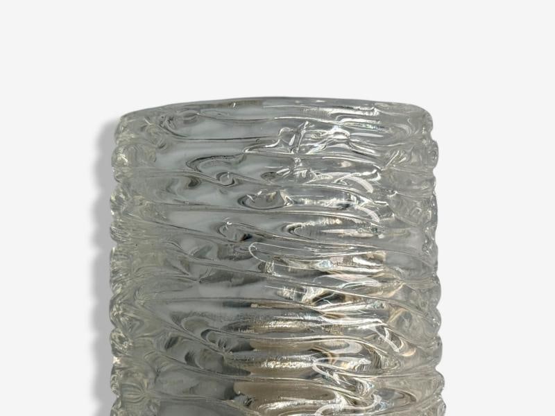 Carl Fagerlund, Textured Glass, Brass, Wall Lights, Sweden, 1960s - 7