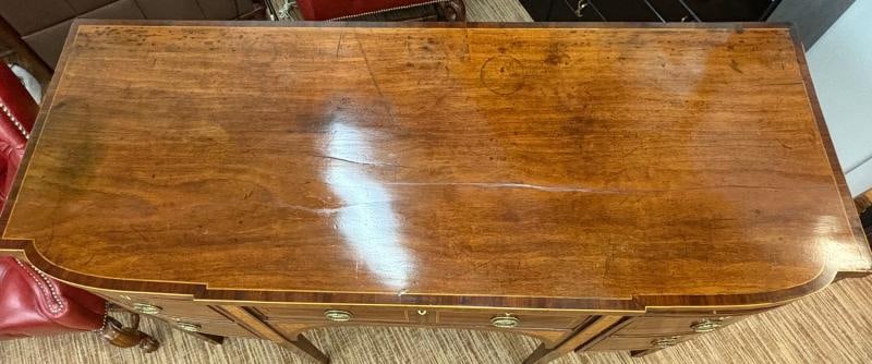 George lll, Mahogany, Inlaid Wood, Satinwood, Sideboard, England, 18th/19th C. - 6