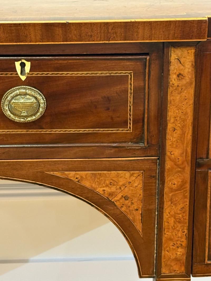 George lll, Mahogany, Inlaid Wood, Satinwood, Sideboard, England, 18th/19th C. - 9