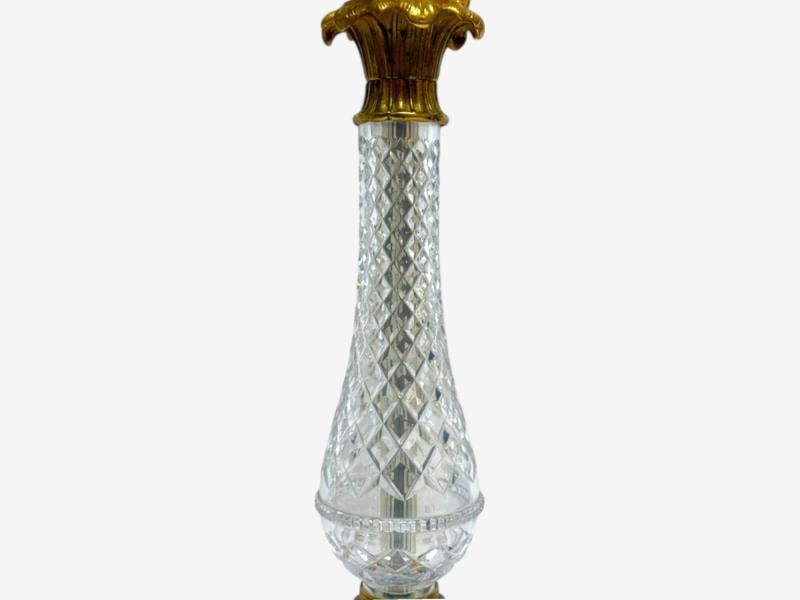 Hollywood Regency, Cut Crystal, Gilt Brass, Candelabras, France, 1930s - 7