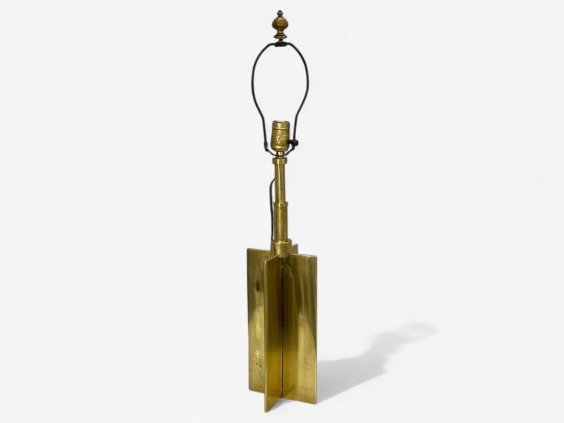 Jean Michel Frank Style, Mid-Century Modern, Bronze, Table Lamps, 1970s - 5