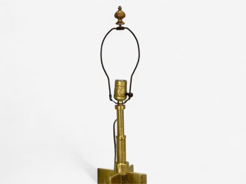 Jean Michel Frank Style, Mid-Century Modern, Bronze, Table Lamps, 1970s - 6