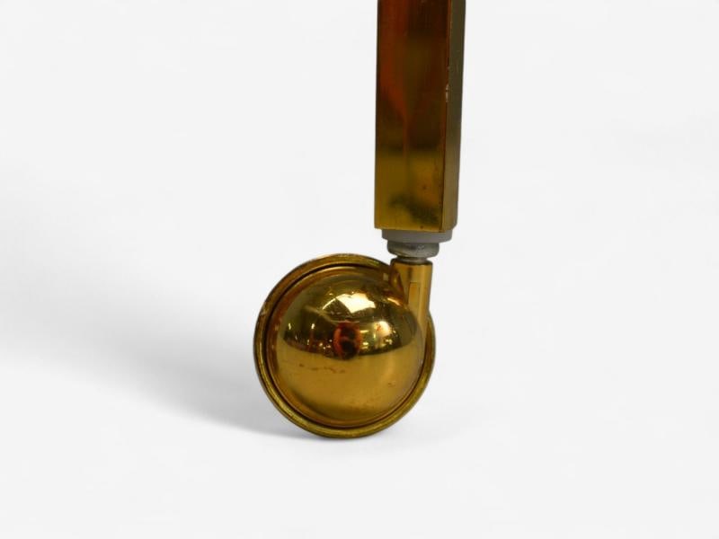 Hollywood Regency Style, Brass, Glass, Bar Cart, France, 1970s - 9