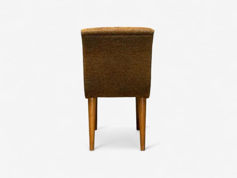 Jens Risom attr., Mid-Century Modern, Side Chairs, Walnut, Fabric, USA, 1940s - 9